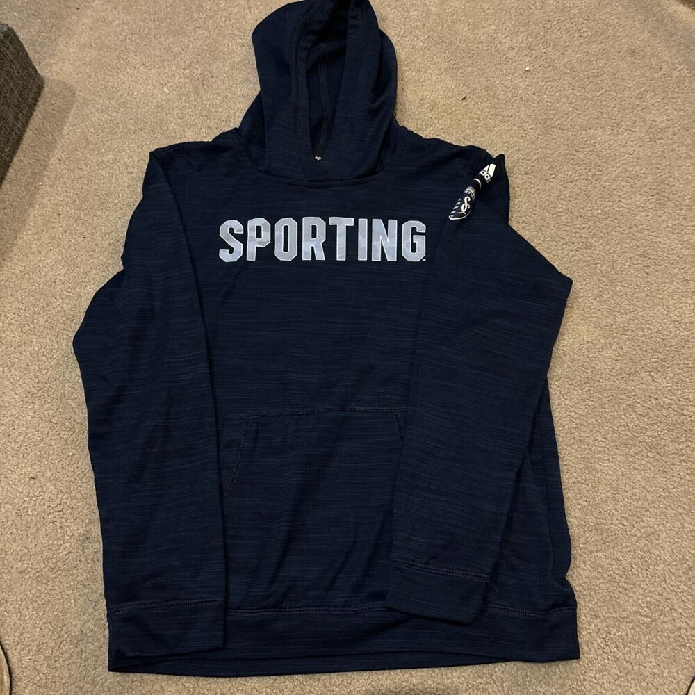 MLS official Adidas Sporting Kansas City Kids Youth Sweatshirt XL Extra Large KC